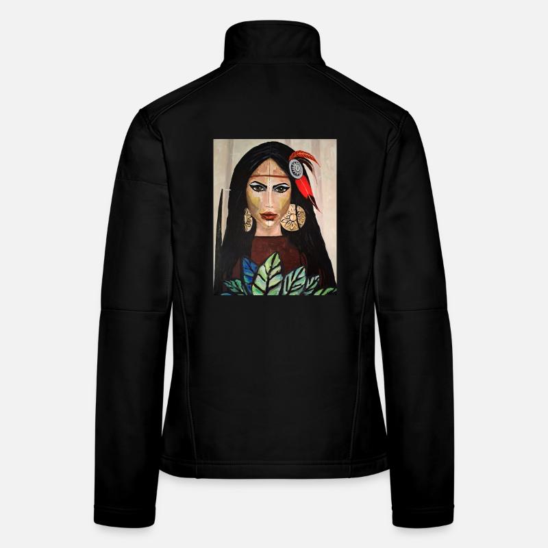 Schamanin Frauen Softshelljacke