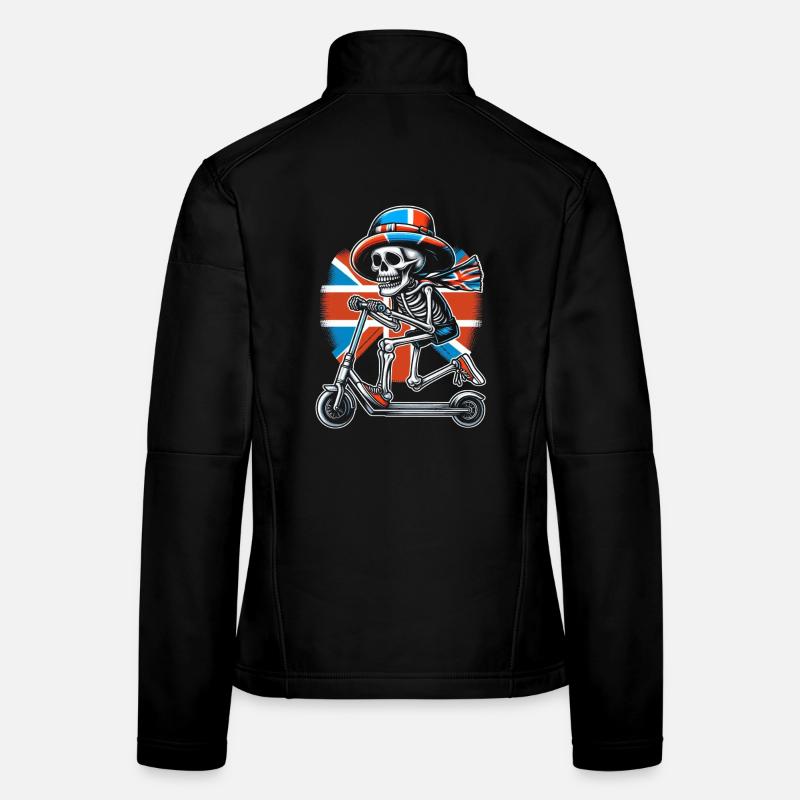 Halloween Veste en tissu softshell Femme