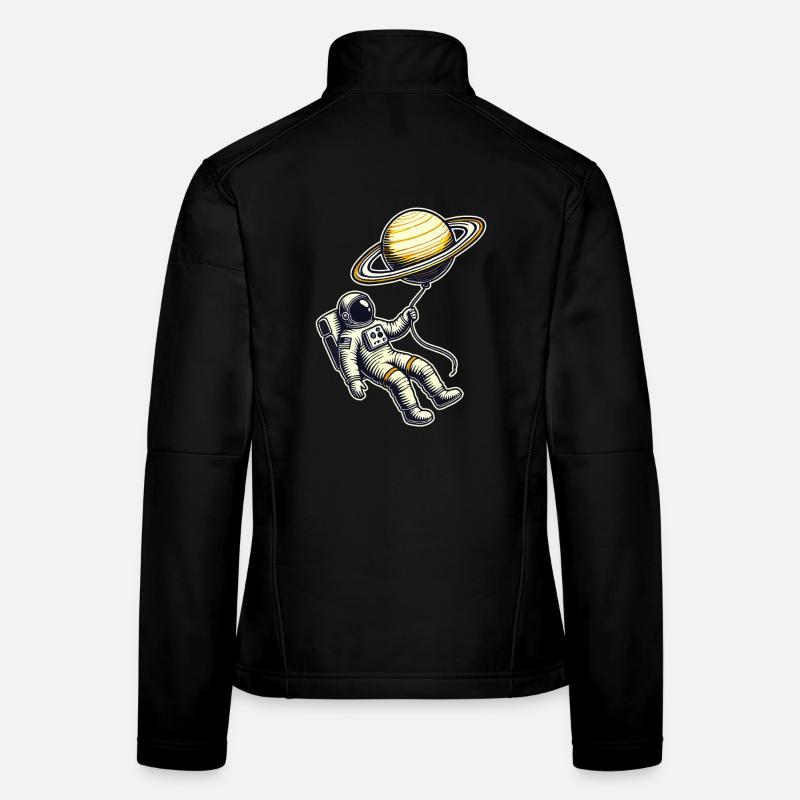 Flotter avec Saturne – Conception d’un ballon astronaute Veste en tissu softshell Femme