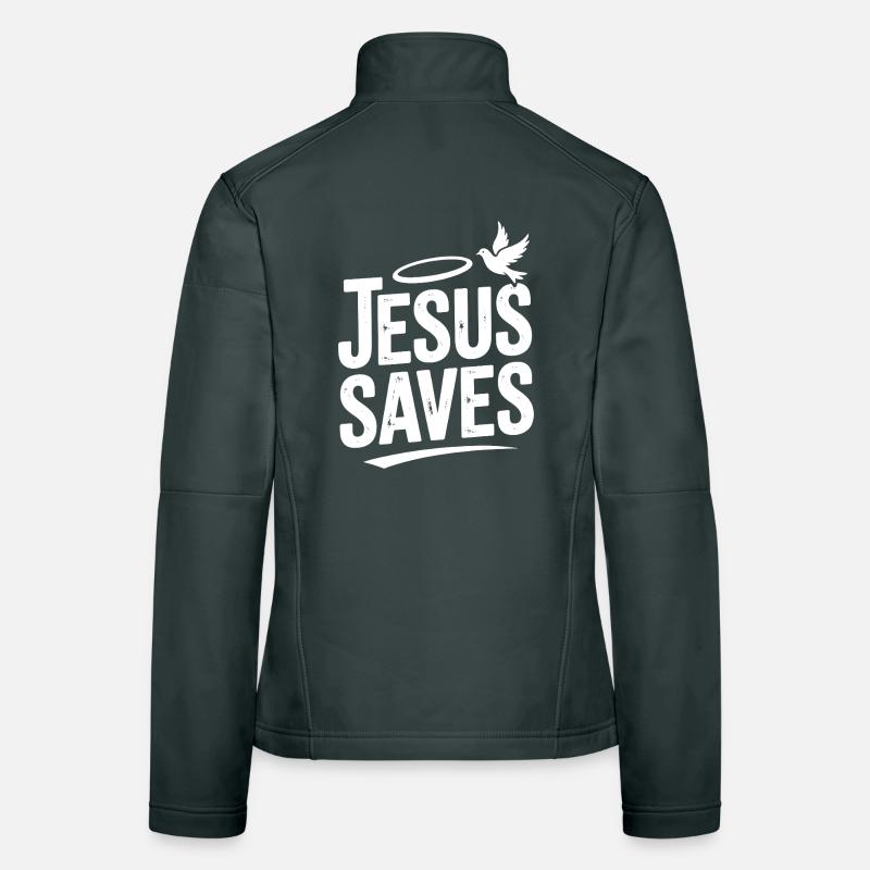 Jesus rettet Frauen Softshelljacke