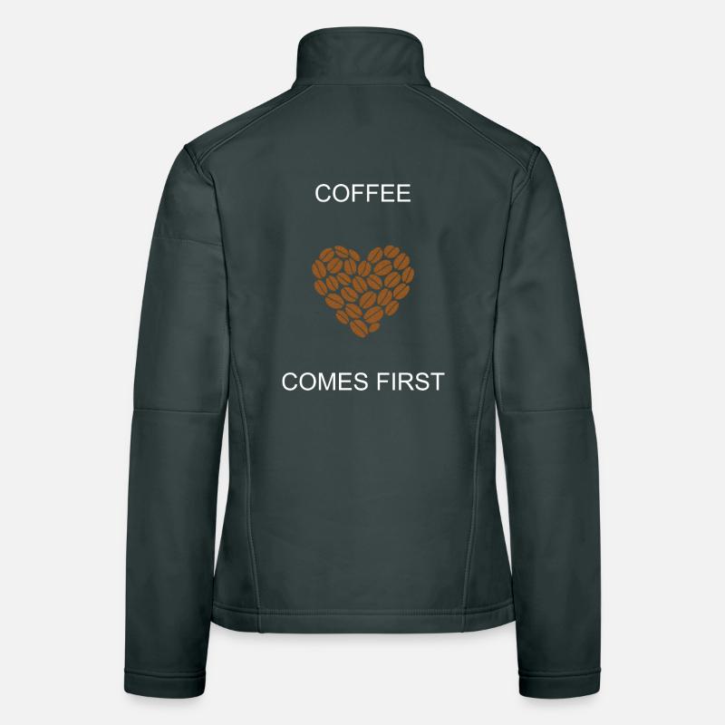Coffee First Then Everything Daily Priority Design Women's Softshell Jacket