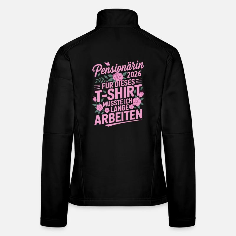 Pensionärin 2026 Frauen Softshelljacke