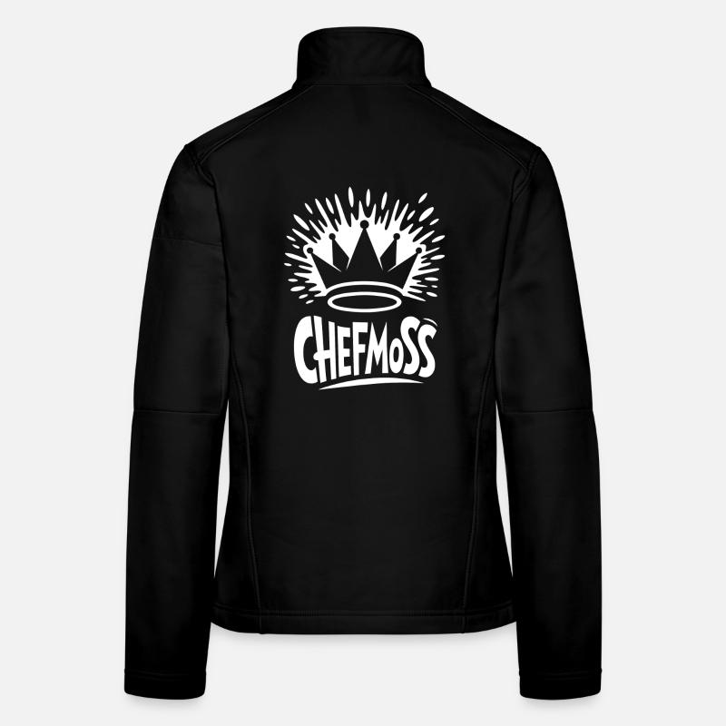 Chefmoss avec couronne royale Veste en tissu softshell Femme