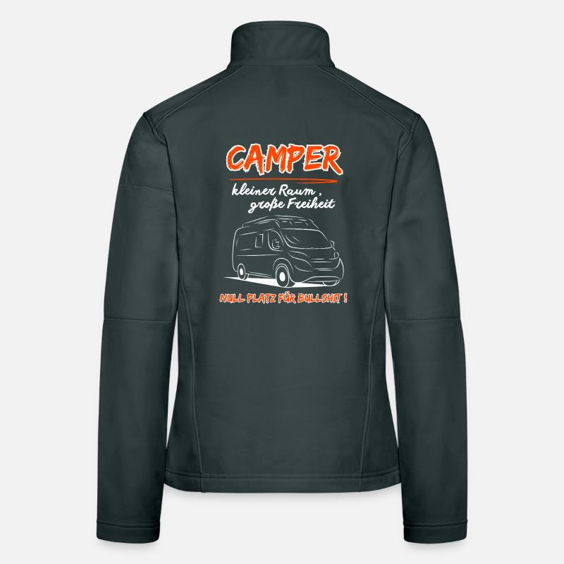 Déclaration du camping-car Veste en tissu softshell Femme