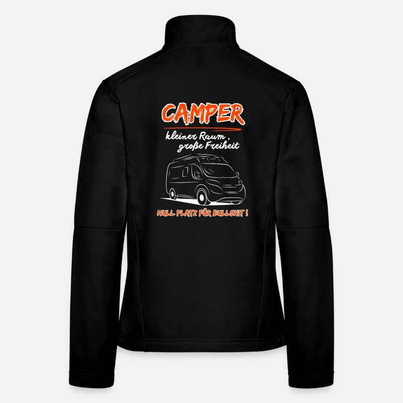 Déclaration du camping-car Veste en tissu softshell Femme