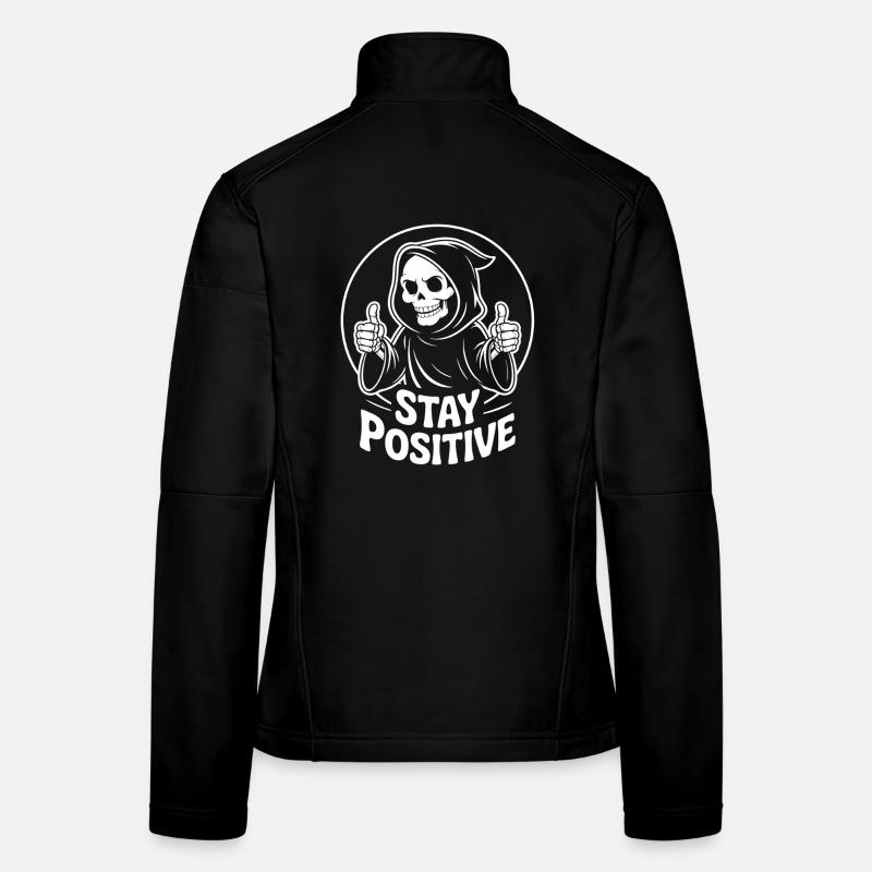 Grim Reaper remains positive Women's Softshell Jacket