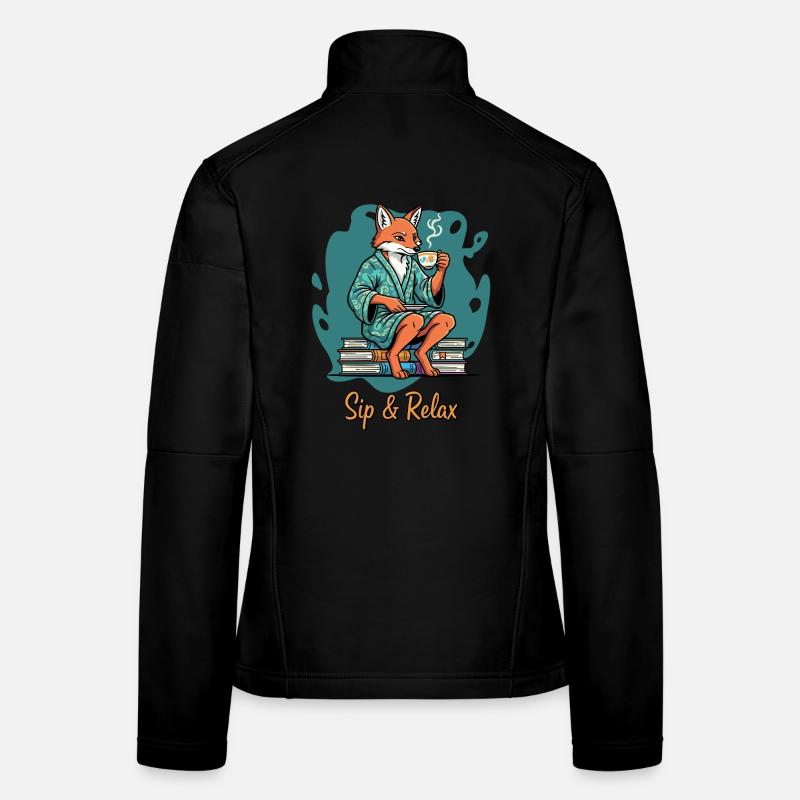Fuchs Tee & Bücher Lounge Frauen Softshelljacke