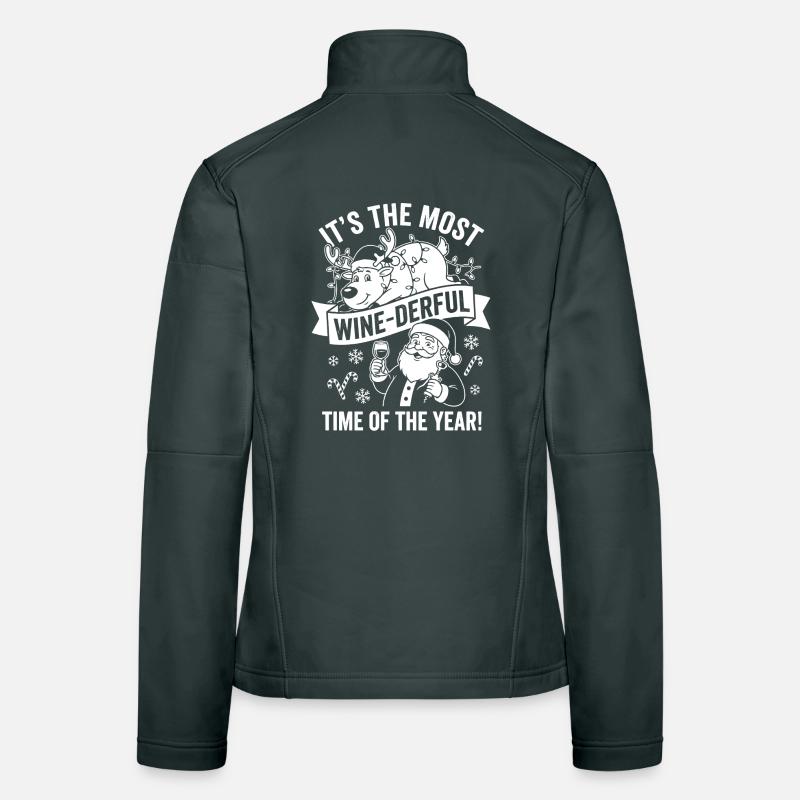 C’est la période la plus vinificante Veste en tissu softshell Femme