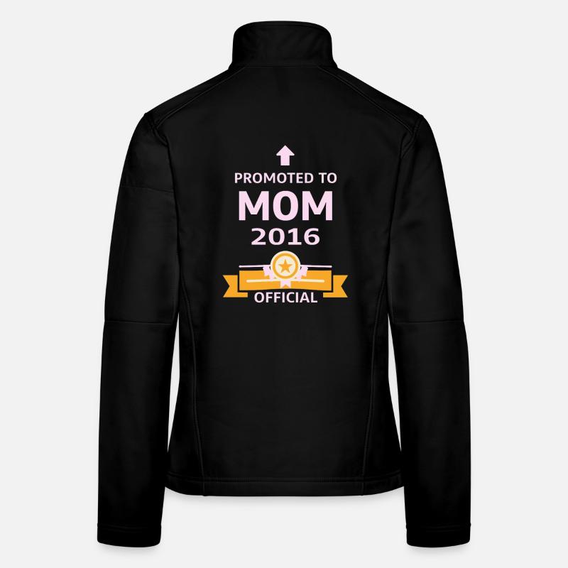 Promoted to Mom 2016 Women's Softshell Jacket