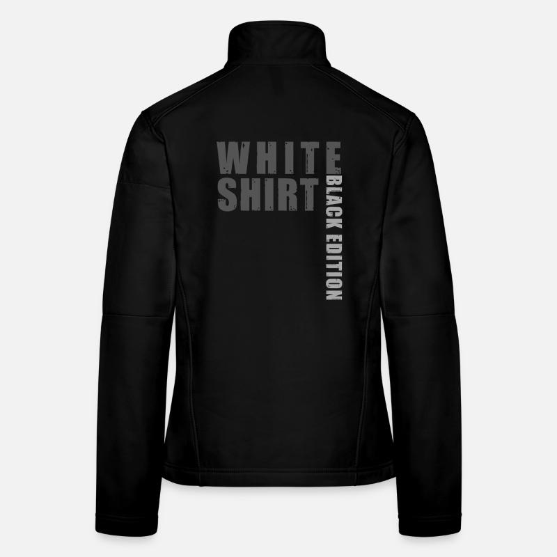 White Shirt Black Edition - Frauen Softshelljacke - Schwarz