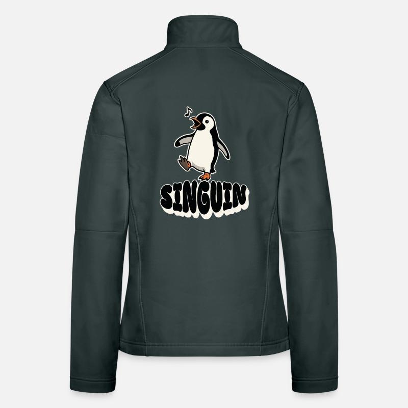 Singender Pinguin - Singuin Frauen Softshelljacke