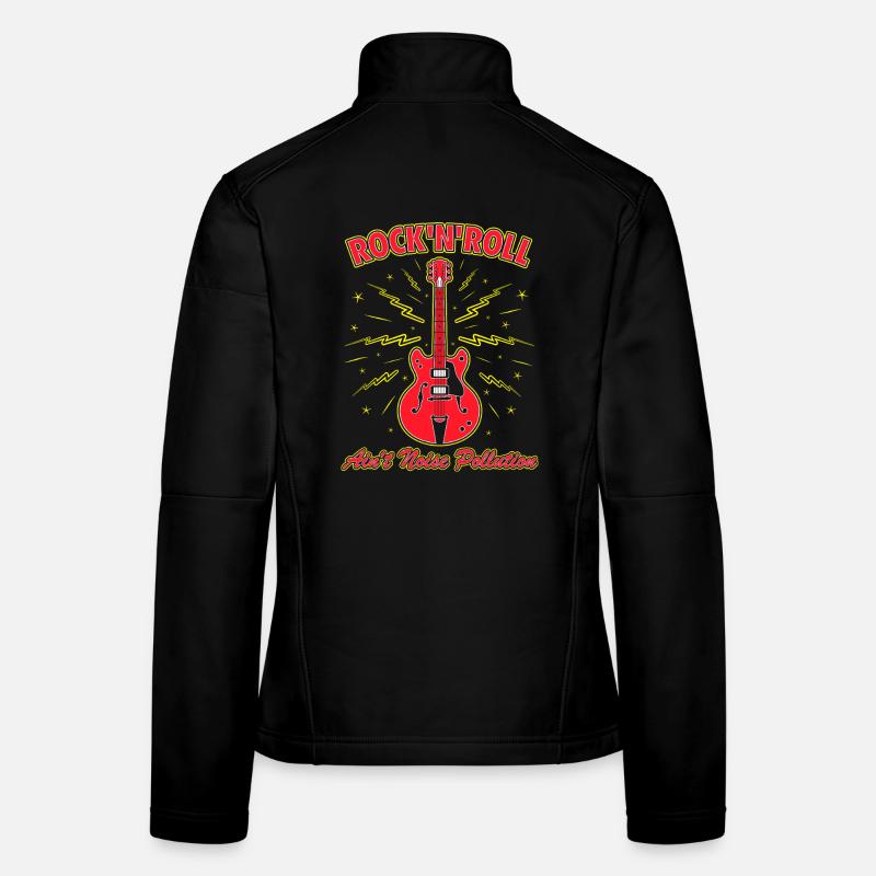 Rock 'N' Roll Ain't Noise Pollution Women's Softshell Jacket