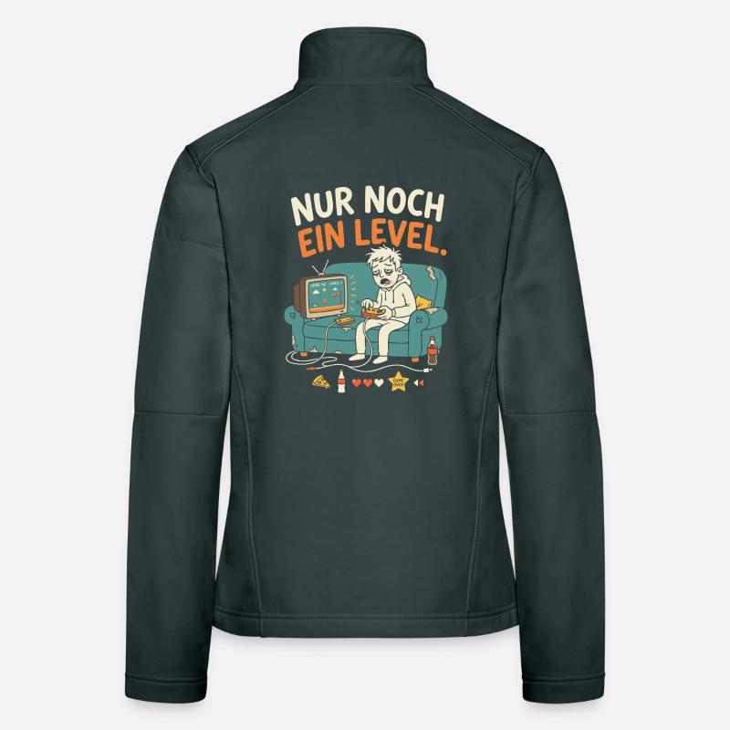 Retro Gamer Sofa Nur noch ein Level Frauen Softshelljacke