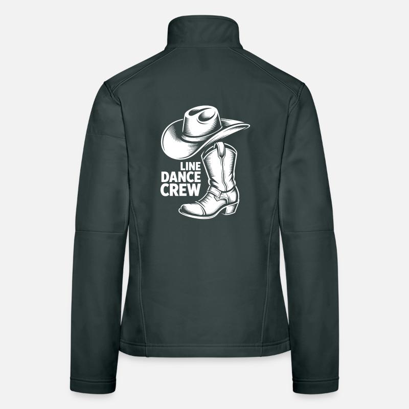 Line Dance Crew Cowboy Boots Frauen Softshelljacke