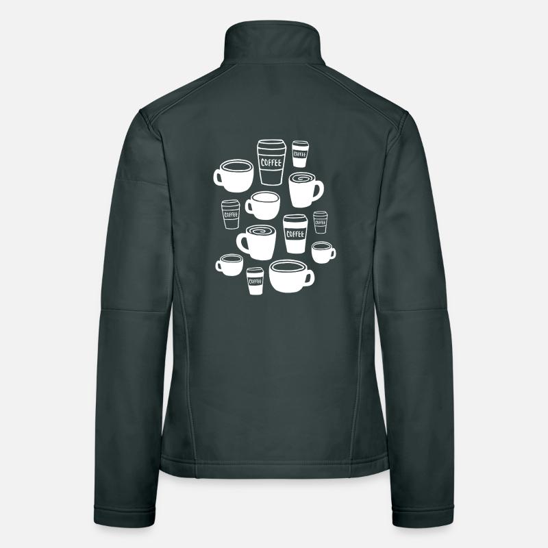 Coffee Coffee Mug Women's Softshell Jacket