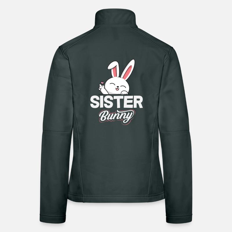 Frohe Ostern Süßer Osterhase Eiersuche Ostereier Frauen Softshelljacke