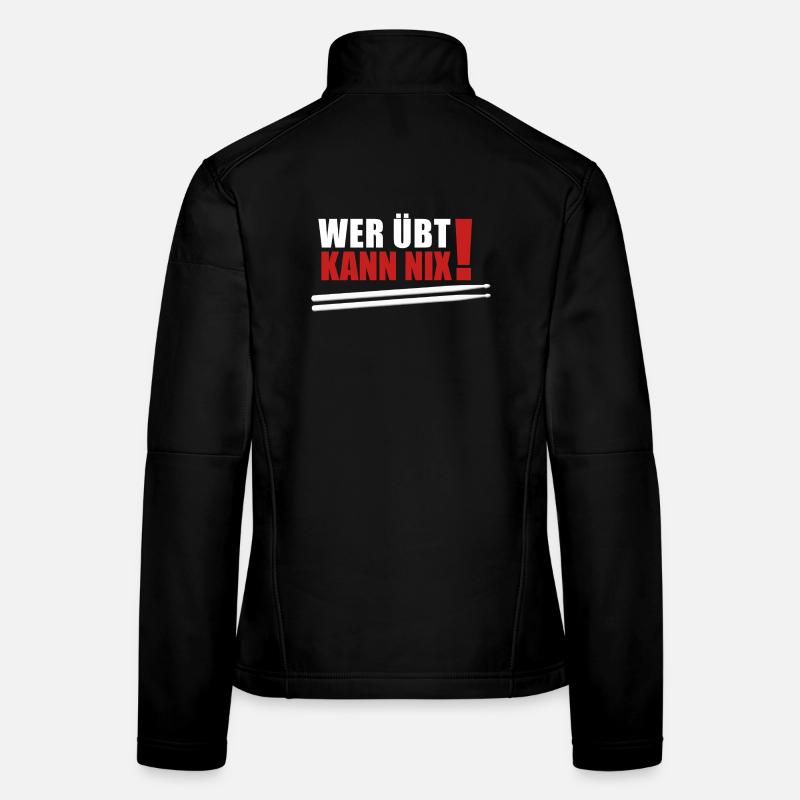Who practices can't do anything - Women's Softshell Jacket - black