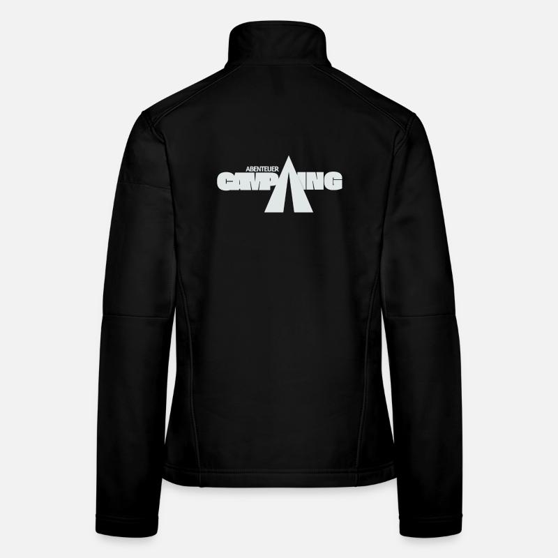 Camping d’aventure Veste en tissu softshell Femme