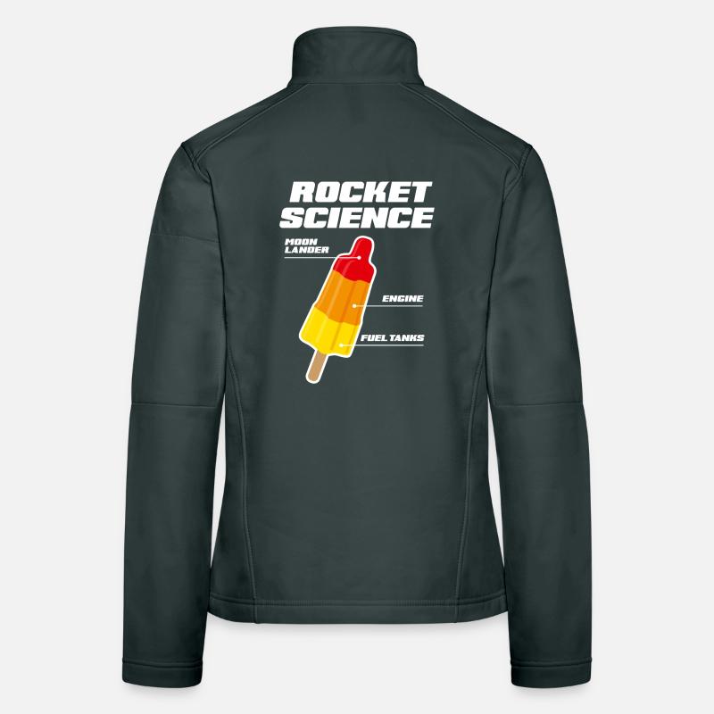 Rocket science popsicle rocket science pop art Women's Softshell Jacket