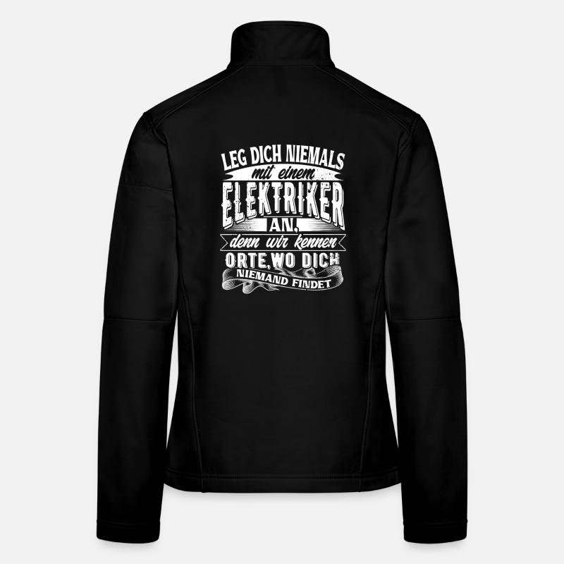 Électriciens Veste en tissu softshell Femme