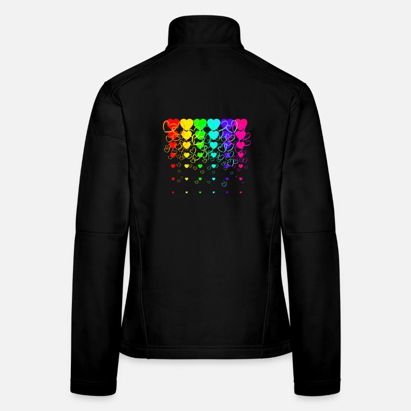 waterfall2cores - Women's Softshell Jacket - black
