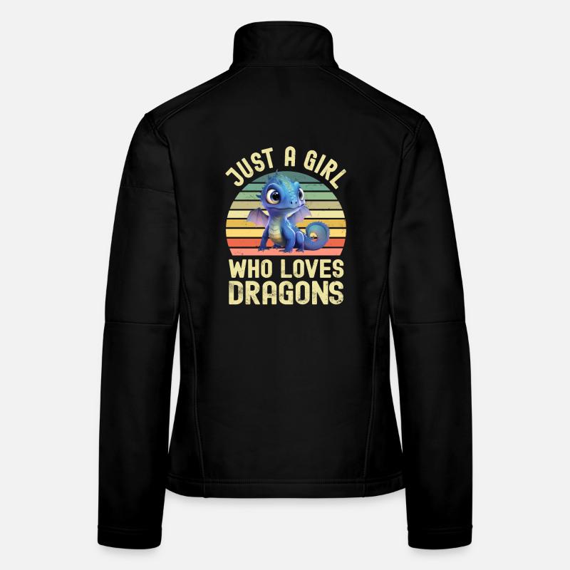Drache Drachen Frauen Softshelljacke