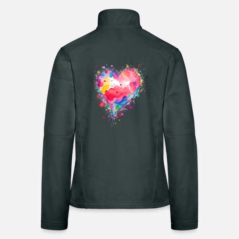 Heart Women's Softshell Jacket