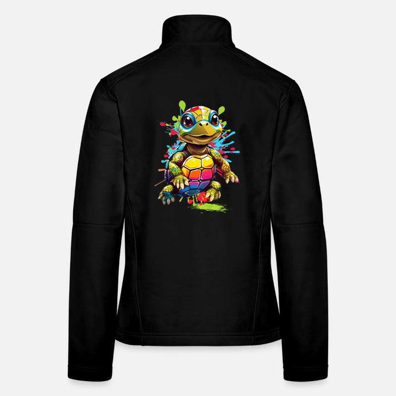 Schildkröte Frauen Softshelljacke