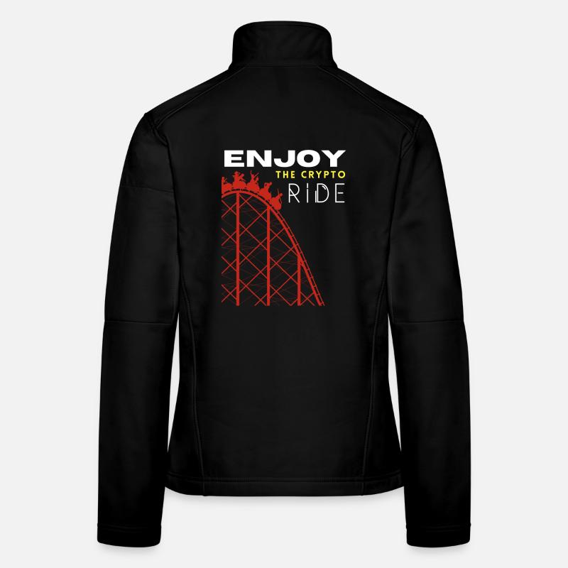 Krypto-Fahrt Achterbahnfahrt Frauen Softshelljacke