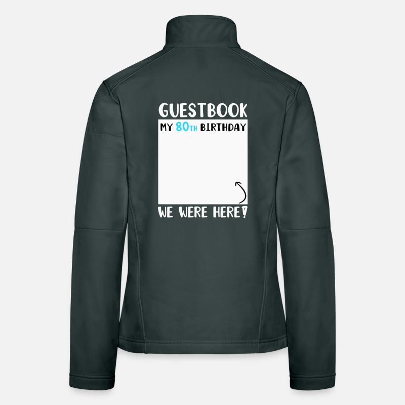 80. Geburtstag Frauen Softshelljacke