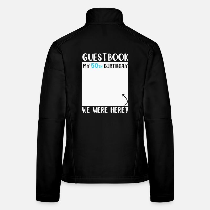 50th Birthday Women's Softshell Jacket
