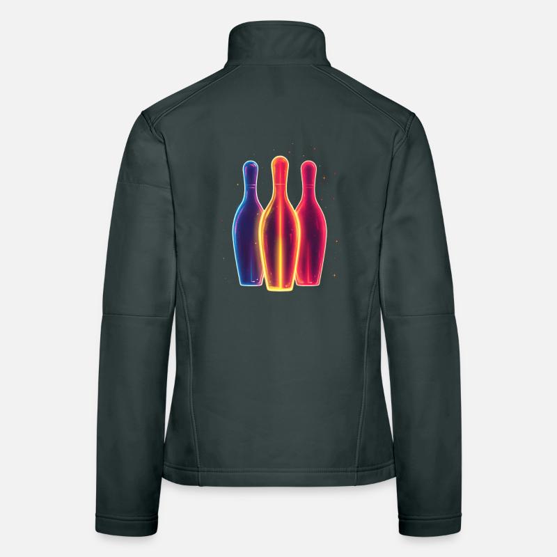 90s Bowling Women's Softshell Jacket