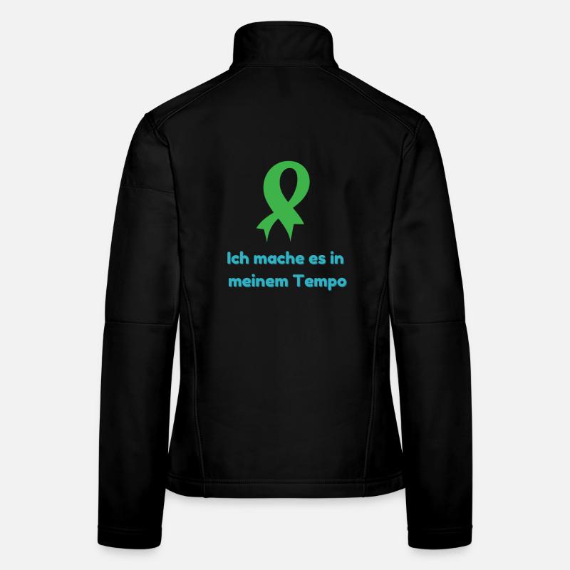 I do it at my pace - Women's Softshell Jacket - black