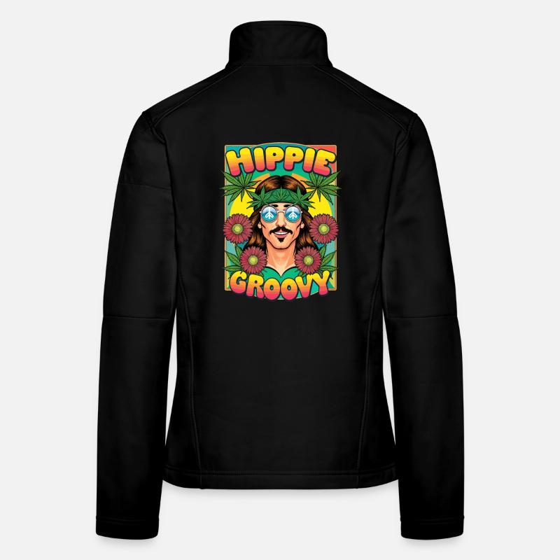 Hippie Bewegung Frauen Softshelljacke