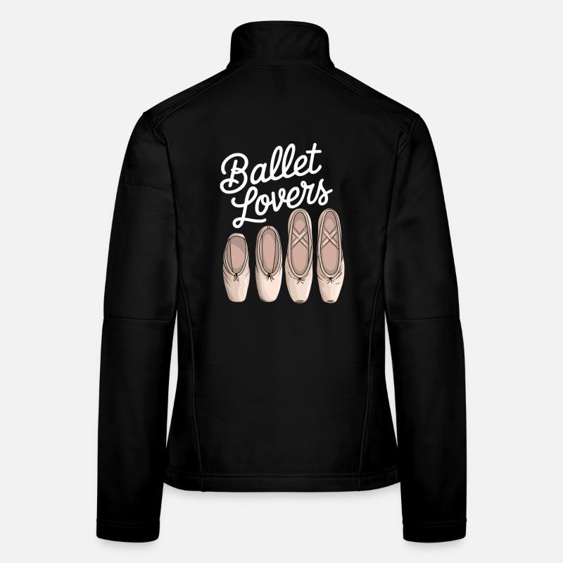 Ballet Lovers Five Slippers Women's Softshell Jacket