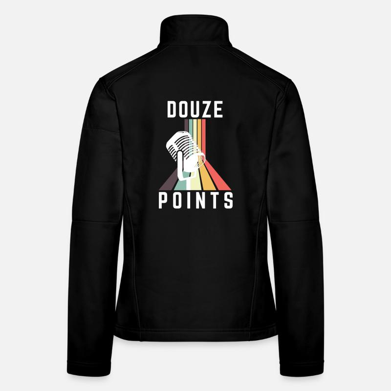 Concours Eurovision de la chanson Douze Points Veste en tissu softshell Femme