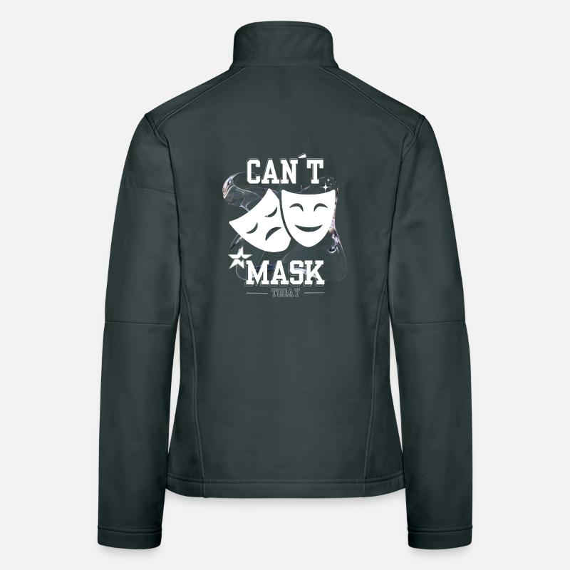 Impossible de masquer aujourd’hui – Énergie sociale introuvable Veste en tissu softshell Femme