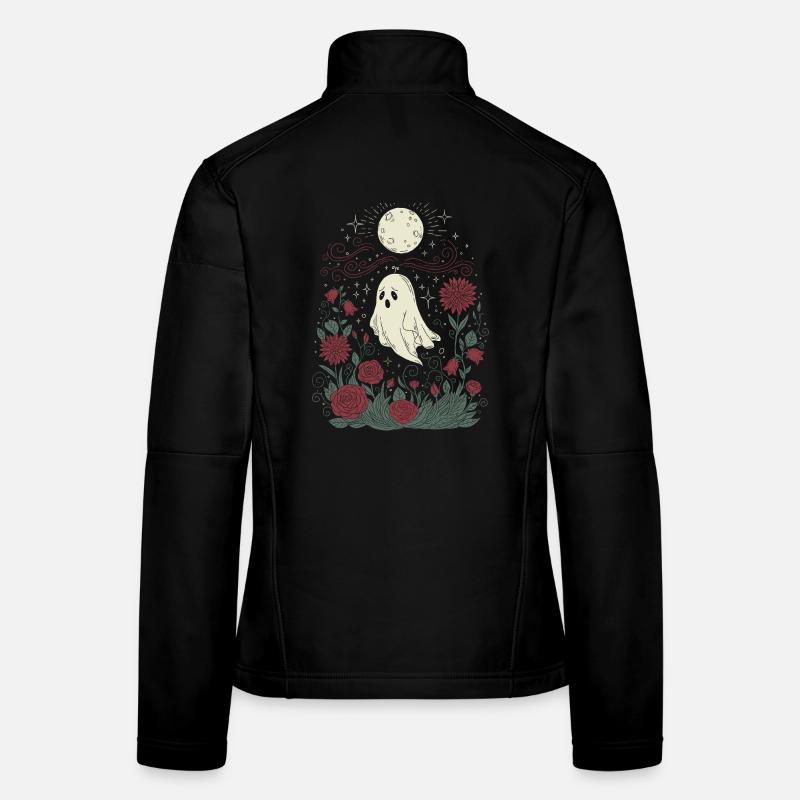 Ghost and roses Women's Softshell Jacket