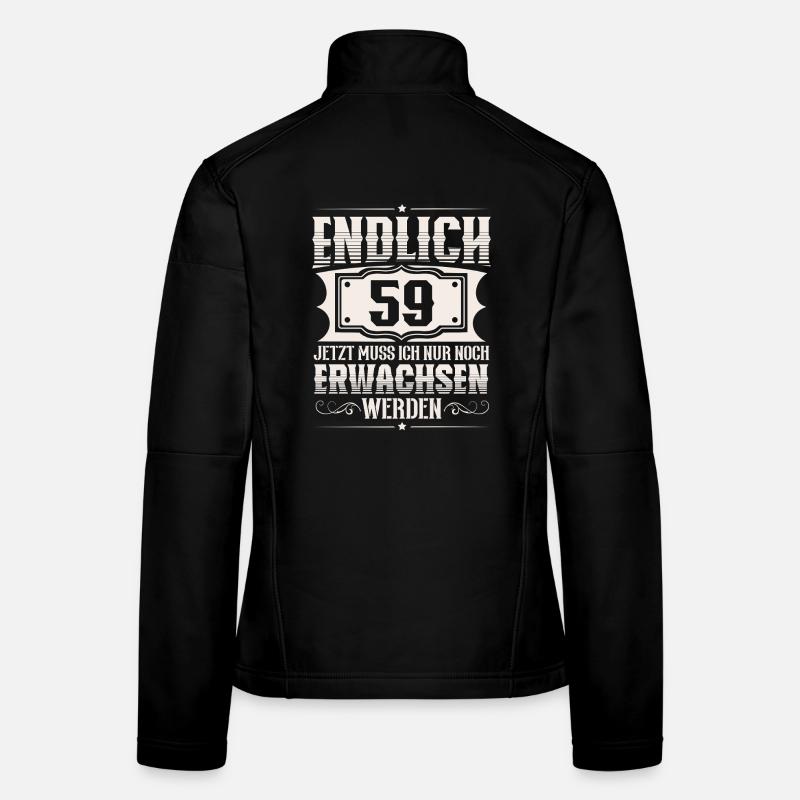 59e anniversaire Veste en tissu softshell Femme