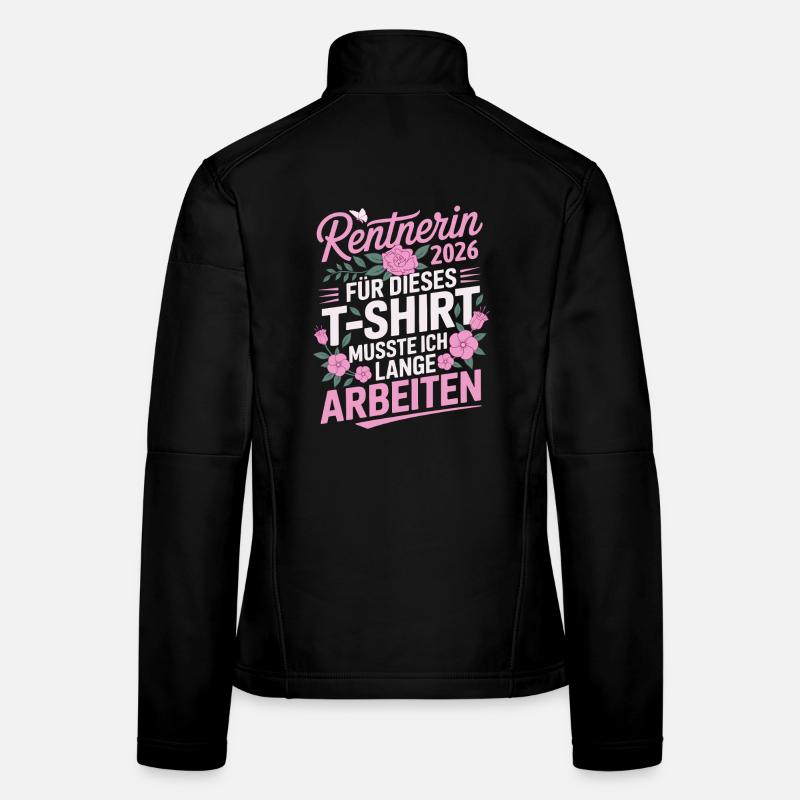 Rentnerin 2026 Frauen Softshelljacke