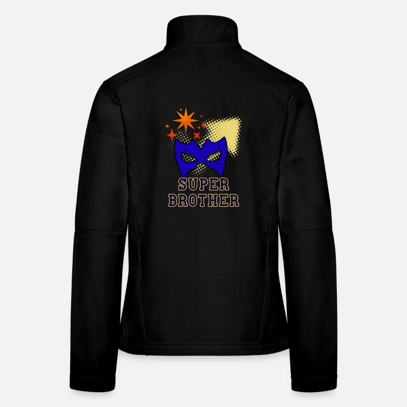 Super-Bruder - Frauen Softshelljacke - Schwarz