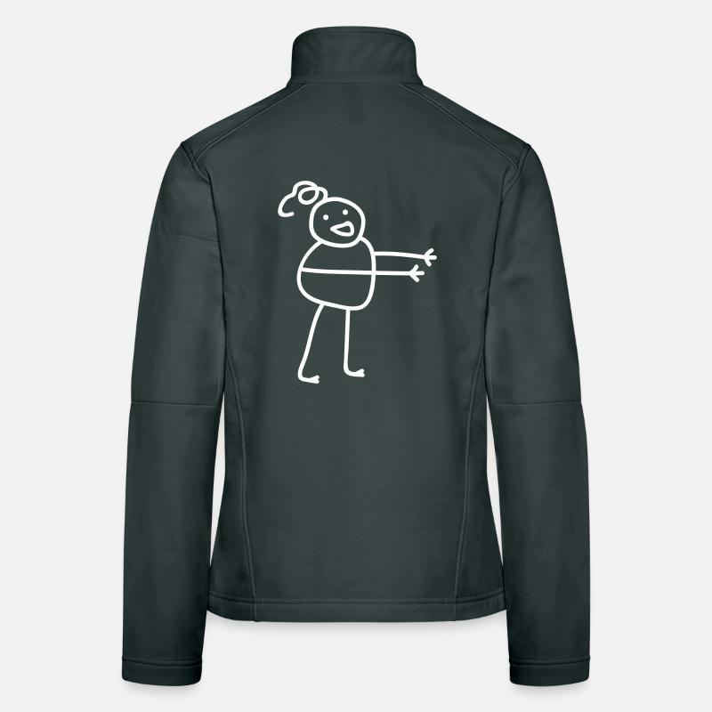 Hugging Man Geschenk Frauen Softshelljacke