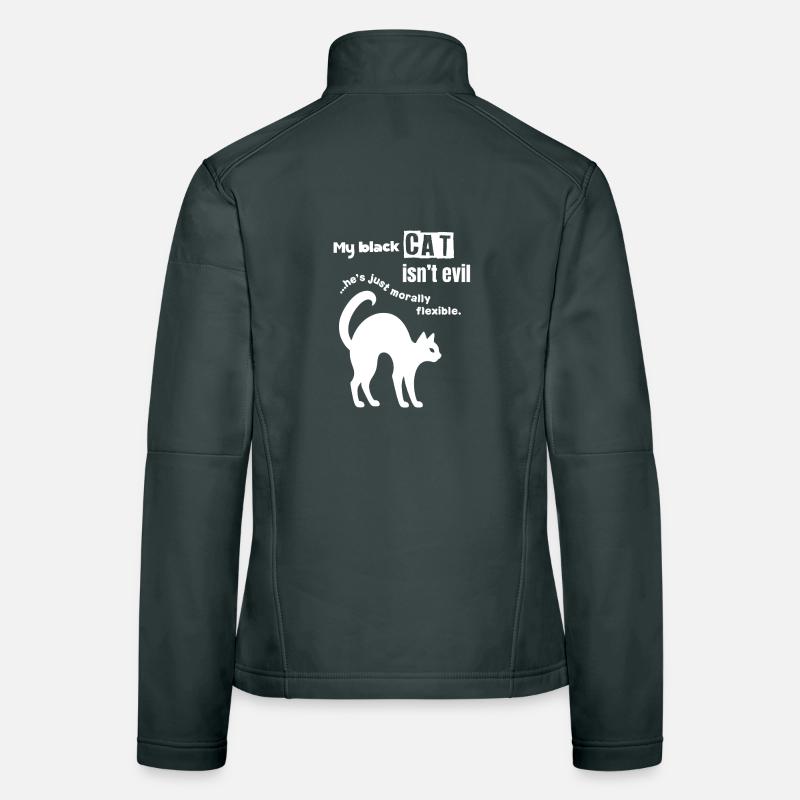 Black Cat isnt Evil Women's Softshell Jacket