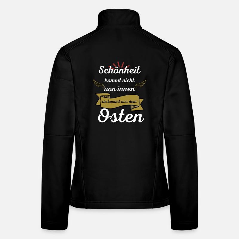 Beauty comes from the East - Women's Softshell Jacket - black