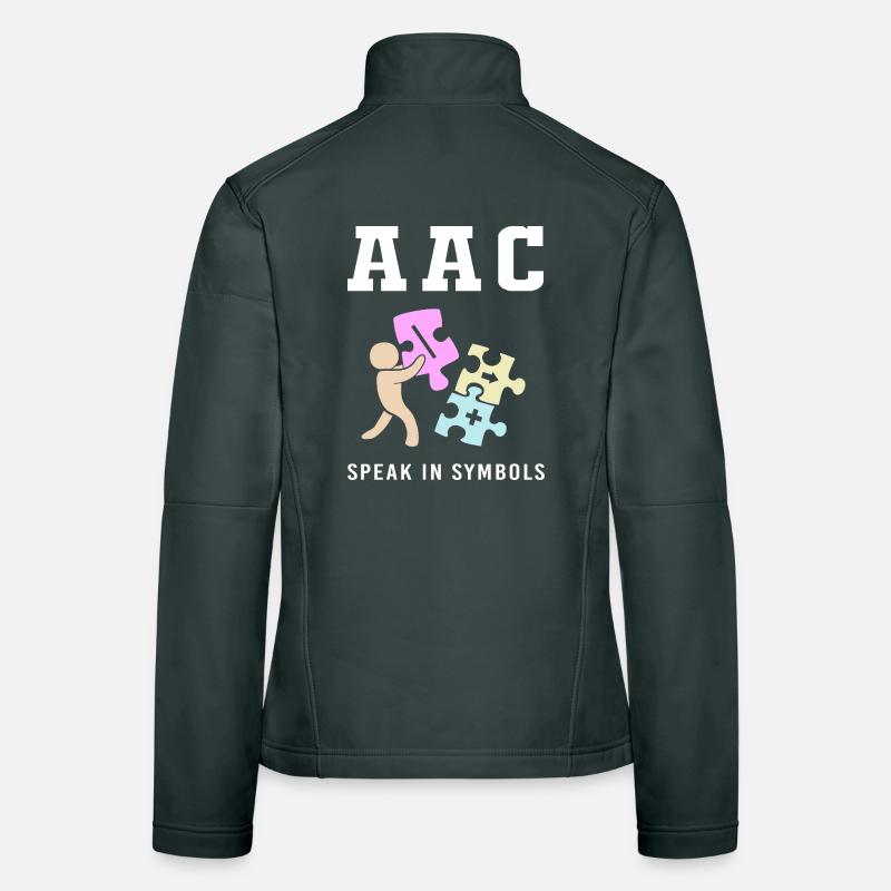 AAC Communication Sign Language SLP Women's Softshell Jacket