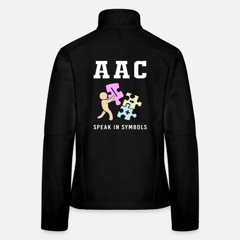 AAC Communication Sign Language SLP Women's Softshell Jacket