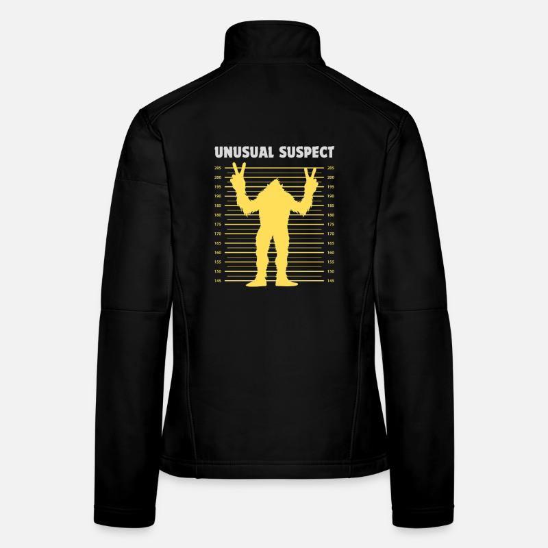 Ungewöhnlicher Verdächtiger - Frauen Softshelljacke - Schwarz