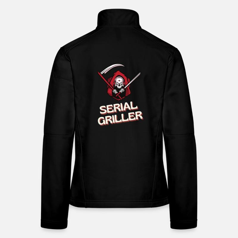 Serial Griller Women's Softshell Jacket