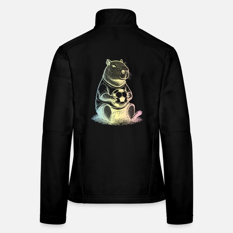 Fußball Capybara Frauen Softshelljacke
