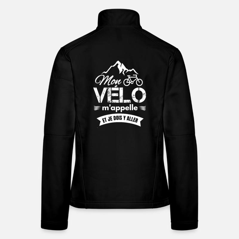 Mon Vélo m'appelle  Veste en tissu softshell Femme